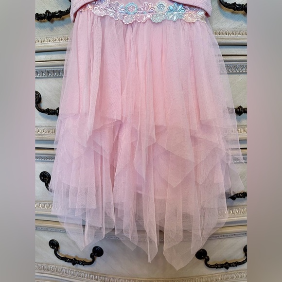 Bonnie Jean Pink Tulle Dress - Picture 8 of 8